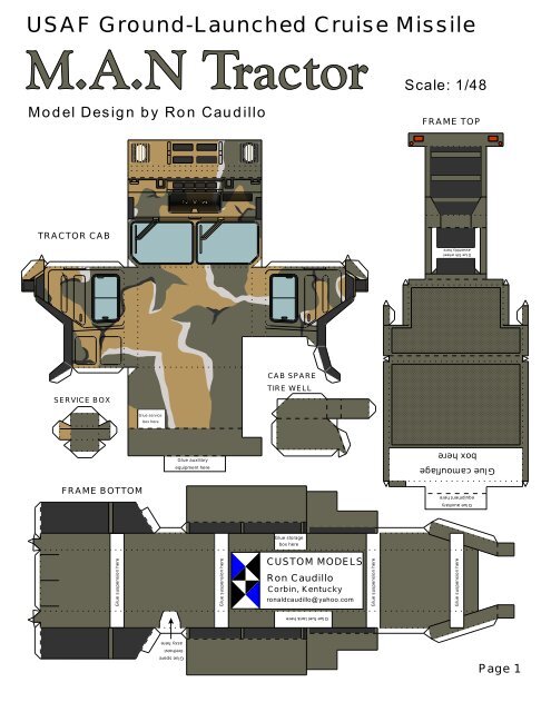 MAN tractor cut-out