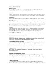 Updated & Integrated Academic Catalog 2009 ... - Roanoke College
