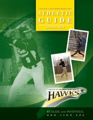 Spring 2012 Athletic Media Guide - College of Southern Maryland