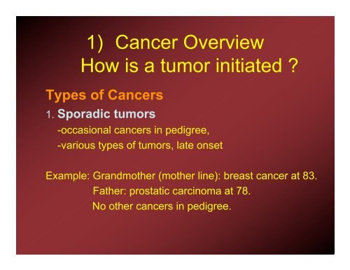 Cancer: A Brief Overview