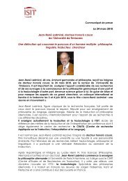 Le 24 mars 2010 Jean-RenÃ© Ladmiral, docteur honoris causa ... - Isit