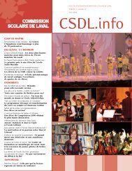 Volume 5, numÃ©ro 9, mai 2005 - Commission scolaire de Laval