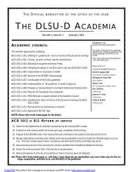 June-July 2012 DLSU-D Academia vol. 4, issue no. 1