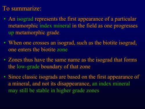 Chapter 21: Metamorphism - Faculty web pages