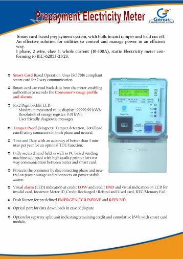 Prepayment Meter.pub - Genus Power Infrastructures Ltd.