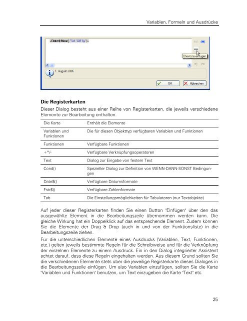 combit List & Label - Designer Handbuch - combit GmbH