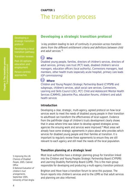 A Transition Guide for All Services - Transition Information Network