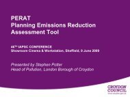PERAT Planning Emissions Reduction Assessment Tool - IAPSC