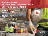 Presentation - Kier Group