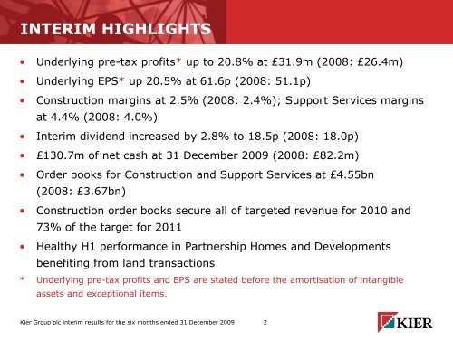 Presentation - Kier Group