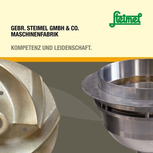 gebr. steimel gmbh & co. maschinenfabrik kompetenz und ...