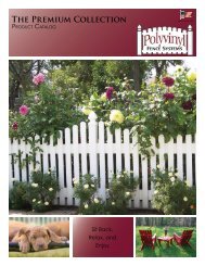 Polyvinyl Fence Brochure - Digger Specialties, Inc.