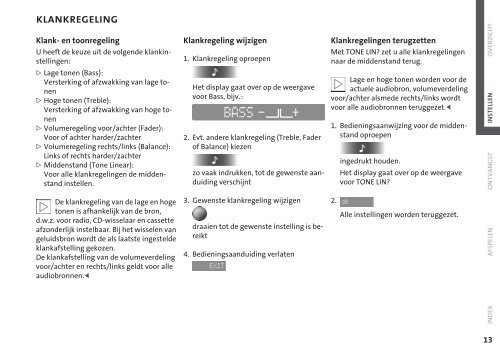 Handleiding Radio Boost April 2001 - New MINI club