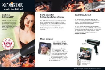 Die 12. Deutschen Grillmeisterschaften in Gronau - Steinel