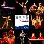 Download a PDF file of Rough Notes HERE - The Woodroffe School