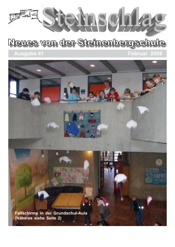 eine Aus- stellung ergänzt den WZG-Unter - Steinenbergschule