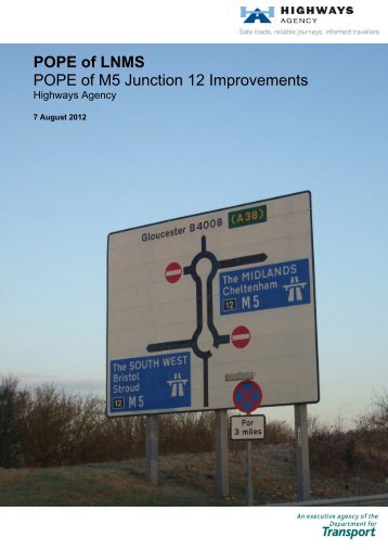 M5 Junction 12 Improvements - Highways Agency