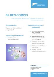 SILBEN-DOMINO - Lesekultur macht Schule