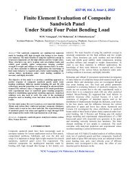 Finite Element Evaluation of Composite Sandwich Panel Under ...