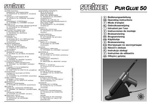 PURGLUE 50 - Steinel