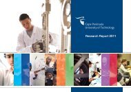 Research Report 2011 - Cape Peninsula University of Technology