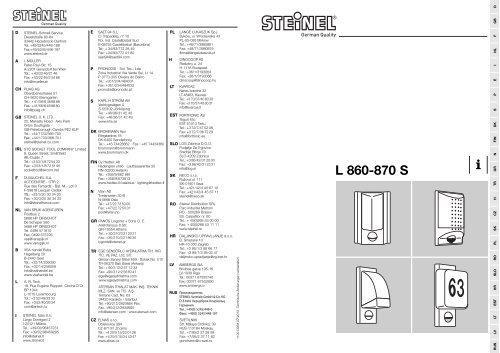 L 860-870 S - Steinel