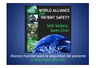Alianza mundial para la seguridad del paciente