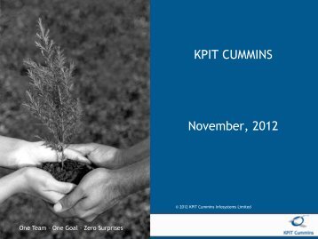 KPIT CUMMINS November, 2012