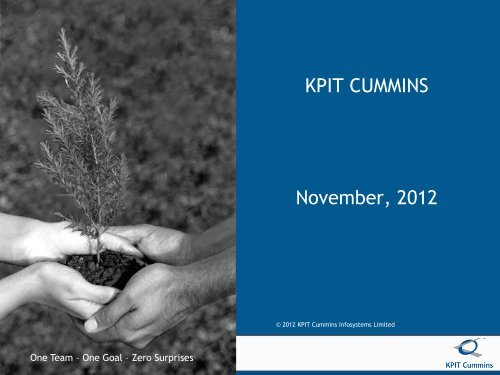 KPIT CUMMINS November, 2012