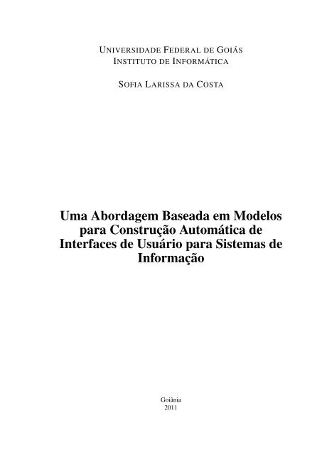 Sobre Conjuntos Dominantes em Grafos (.pdf) - Instituto de Informática