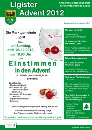 Sondernummer November 2012 - Ligist