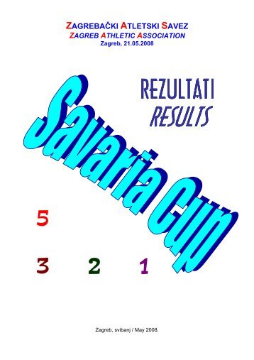 Rezultati - Zagrebački atletski savez