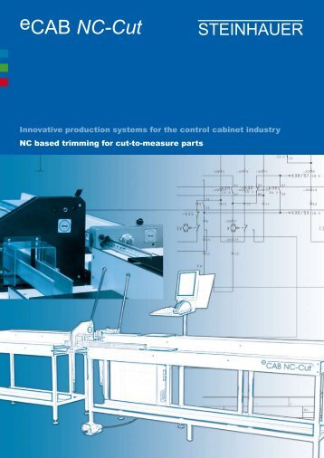 eCAB NC-Cut - Steinhauer Elektromaschinen AG