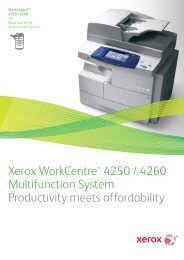 WorkCentre 4260 Brochure (PDF) - Xerox