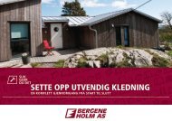 SETTE OPP UTVENDIG KLEDNING - Bergene Holm