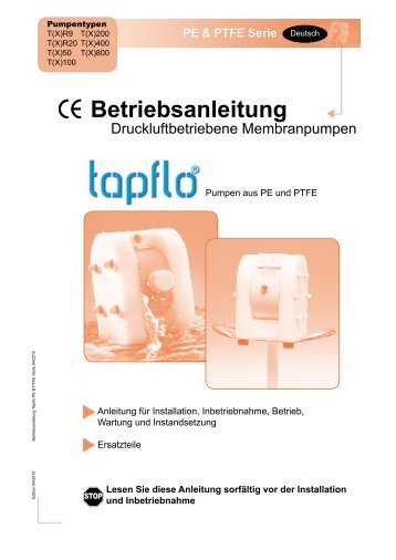 Betriebsanleitung - Steinle Industriepumpen GmbH