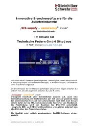 Im Einsatz bei Technische Federn GmbH Otto Joos