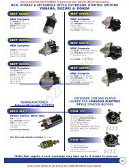 Outboard Starter Motors - Go2marine
