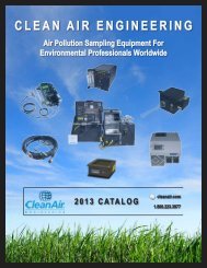 CLEAN AIR ENgINEERINg - CleanAir - Express Equipment Sales