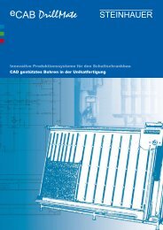 eCAB DrillMate - Steinhauer Elektromaschinen AG