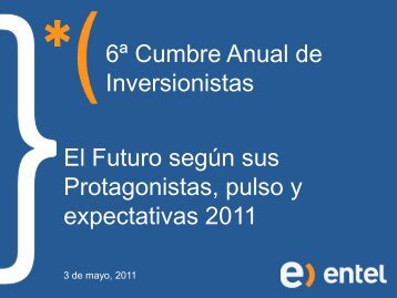 Presentación template - Entel