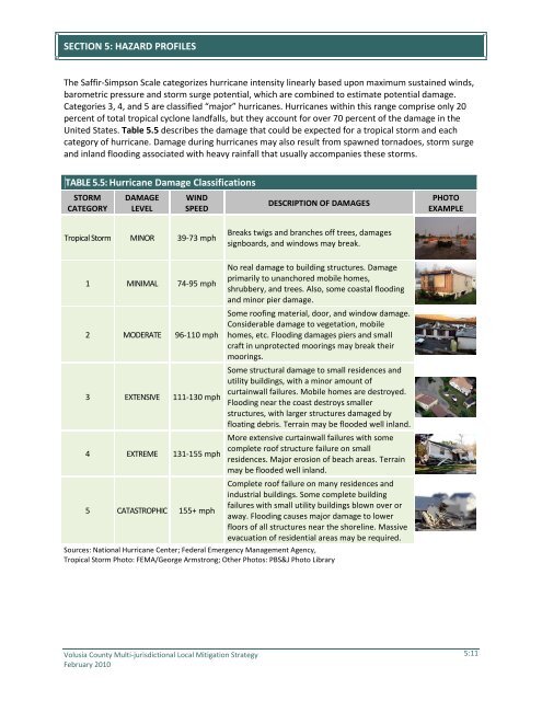 Local mitigation strategy (LMS) - Volusia County Government