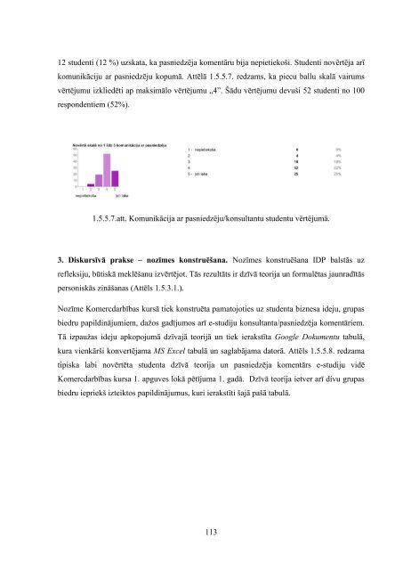 IzglÄ«tÄ«bas darbÄ«bas pÄtÄ«jums e-studiju vidÄ - LiepÄjas UniversitÄte