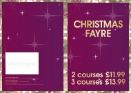 Christmas Fayre - Marston's Taverns