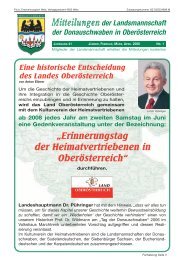 Mitteilungen 01-08 - Donauschwaben in OberÃ¶sterreich