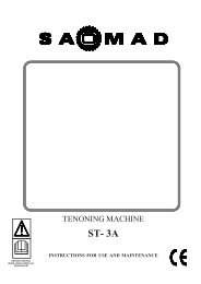 SAOMAD st3a TENONER - Maginn Machinery