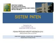 SISTEM PATEN - Indonesia Kreatif