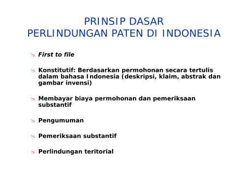 SISTEM PATEN - Indonesia Kreatif