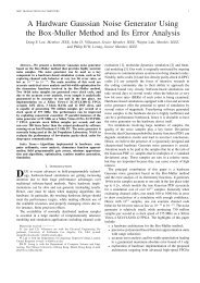 A Hardware Gaussian Noise Generator Using the Box ... - CiteSeerX