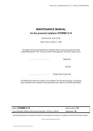 MAINTENANCE MANUAL - Stemme AG